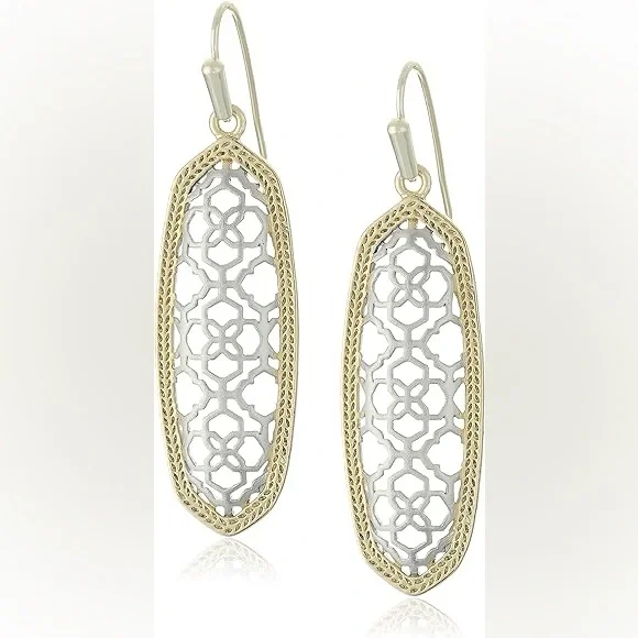 NWOT Kendra Scott Brenna Drop Earrings - Picture 2 of 5